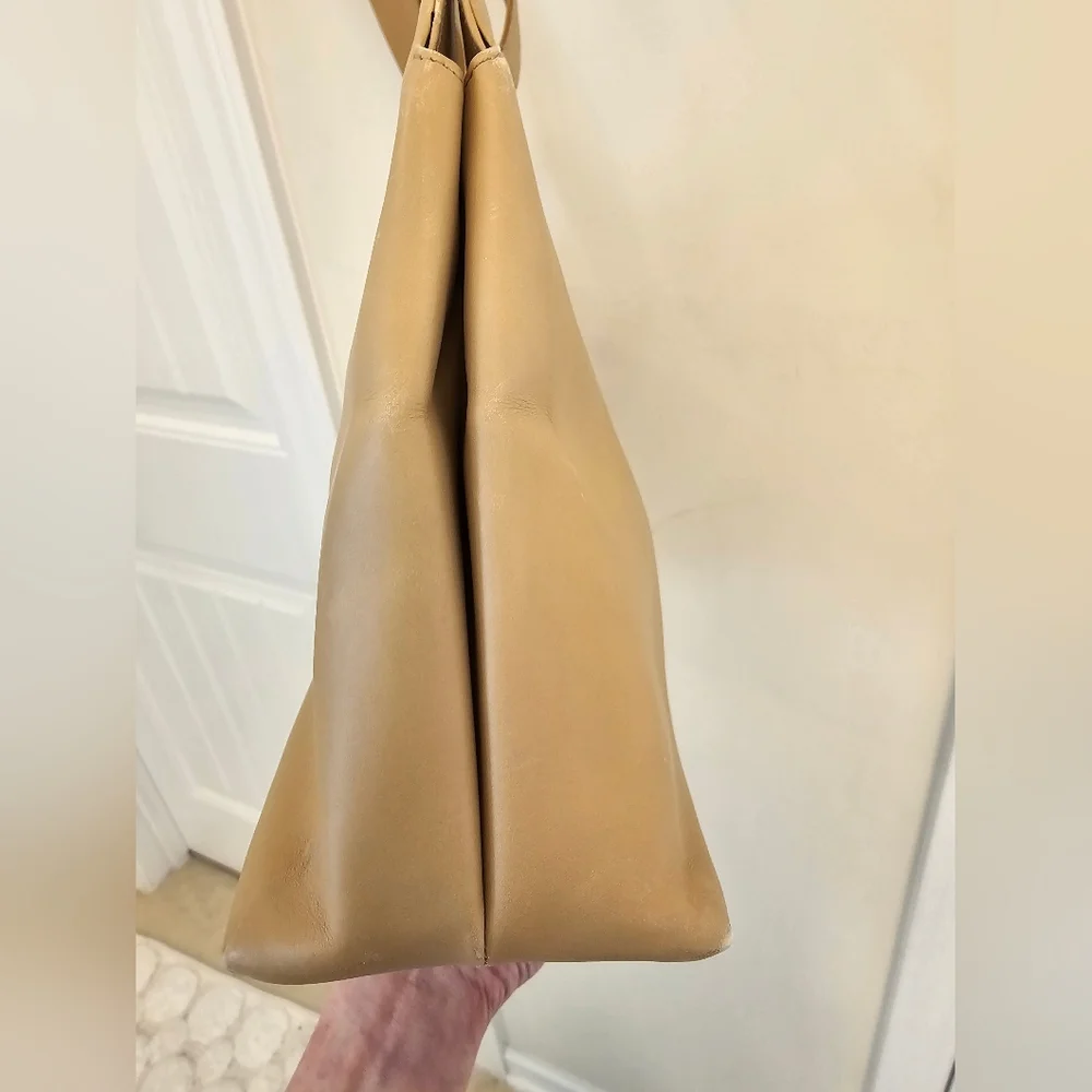 Ferragamo Tan Leather Tote